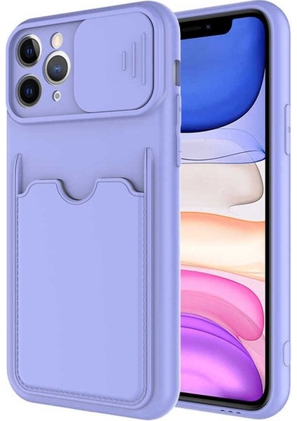 Apple iPhone 11 Pro Uyumlu Kılıf Kartix Kapak, Lila