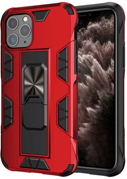 Apple iPhone 11 Pro Uyumlu Kılıf Volve Kapak, Kırmızı