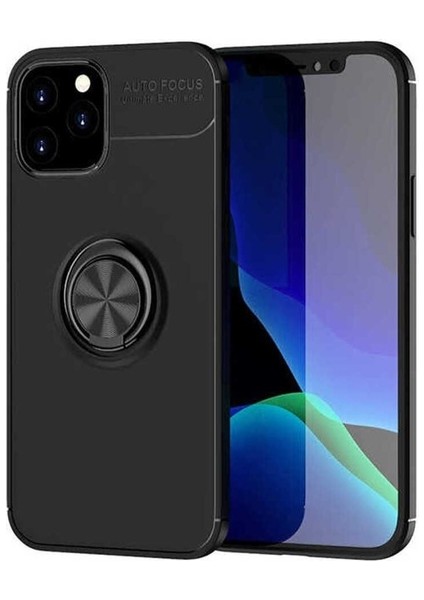 Apple iPhone 12 Pro Max Uyumlu Kılıf Ravel Silikon Kapak, Siyah
