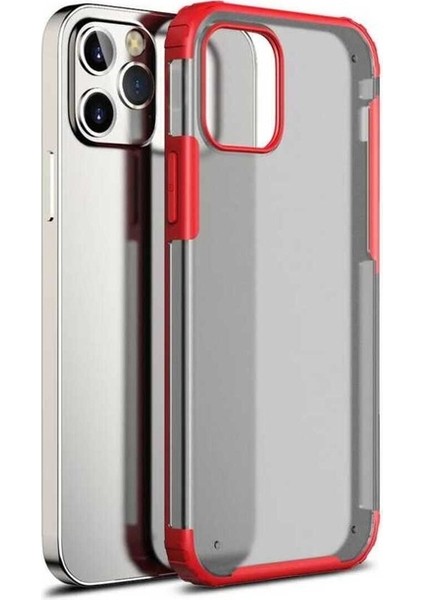 Apple iPhone 12 Pro Max Uyumlu Kılıf Volks Kapak, Kırmızı