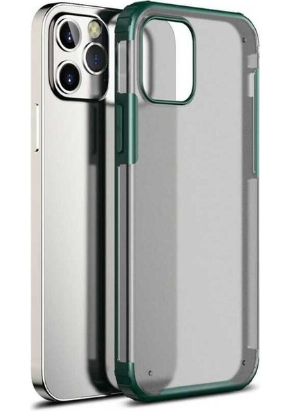 Apple iPhone 12 Pro Max Uyumlu Kılıf Volks Kapak, Koyu Yeşil