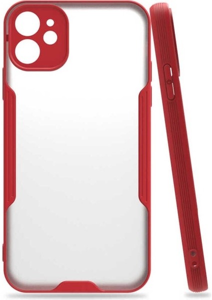Apple iPhone 11 Uyumlu Kılıf Parfe Kapak, Kırmızı