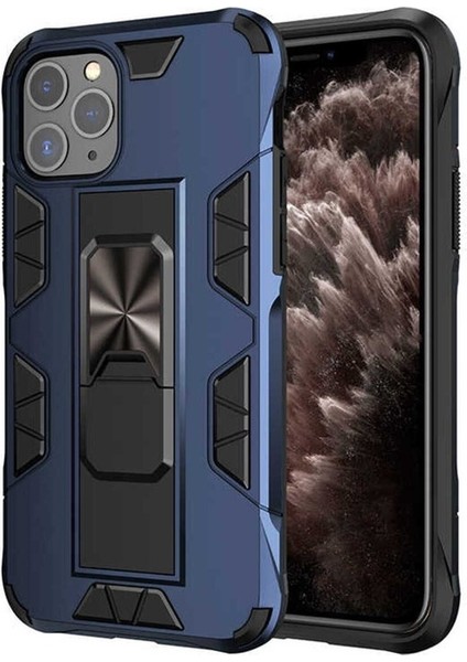 Apple iPhone 11 Pro Max Uyumlu Kılıf Volve Kapak, Lacivert