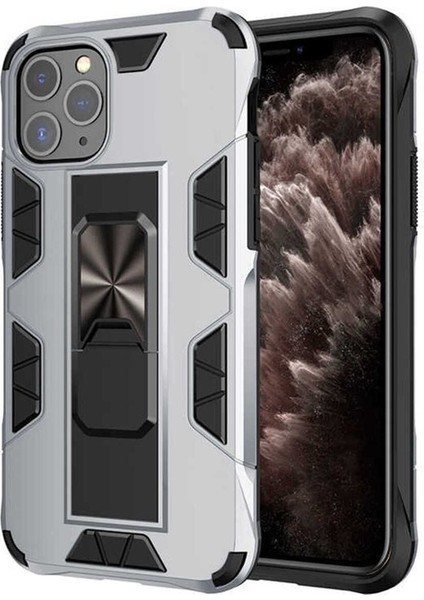 Apple iPhone 11 Pro Uyumlu Kılıf Volve Kapak, Gri