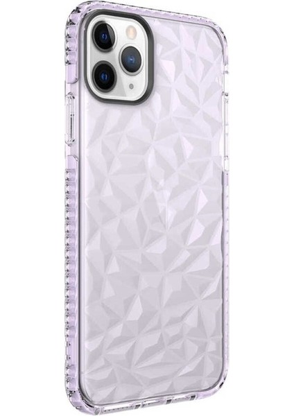 Apple iPhone 11 Pro Max Uyumlu Kılıf Buzz Kapak, Mor