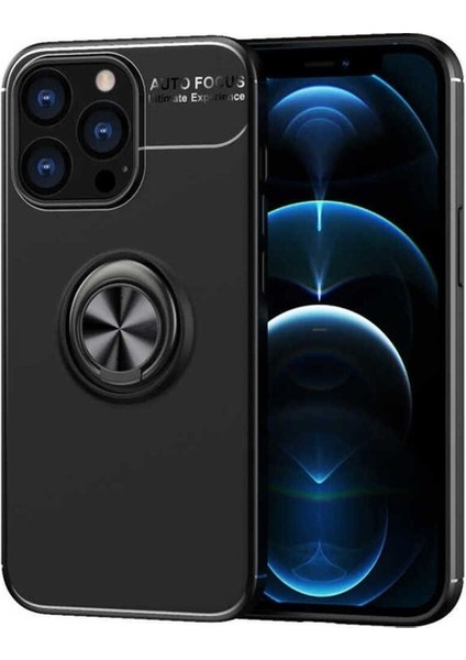 Apple iPhone 13 Pro Max Uyumlu Kılıf Ravel Silikon Kapak, Siyah