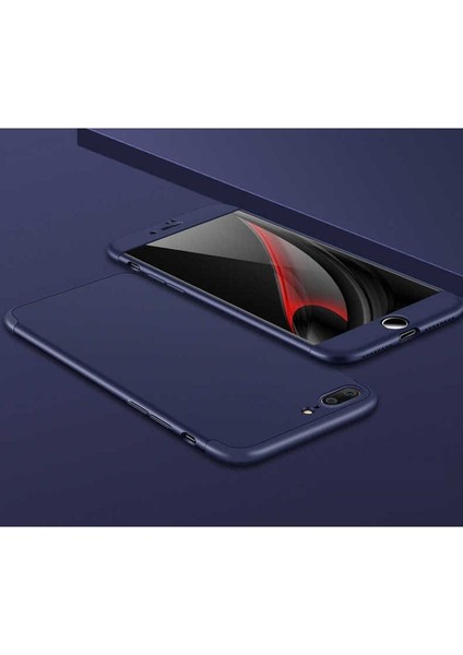 Apple iPhone 7 Plus Uyumlu Kılıf Ays Kapak, Mavi