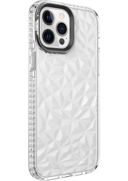 Apple iPhone 13 Pro Uyumlu Kılıf Buzz Kapak, Beyaz