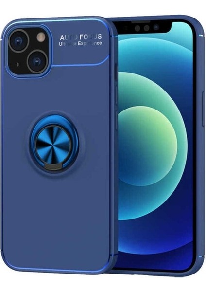 Apple iPhone 14 Uyumlu Kılıf Ravel Silikon Kapak, Mavi