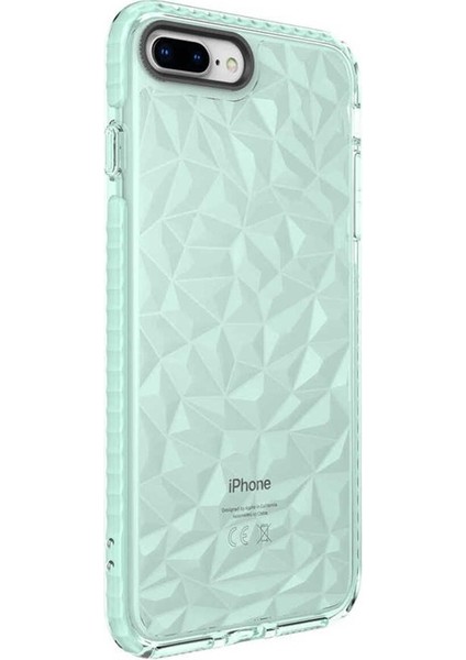 Apple iPhone 7 Plus Uyumlu Kılıf Buzz Kapak, Yeşil