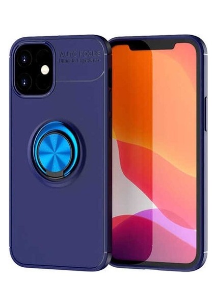 Apple iPhone 12 Uyumlu Kılıf Ravel Silikon Kapak, Mavi