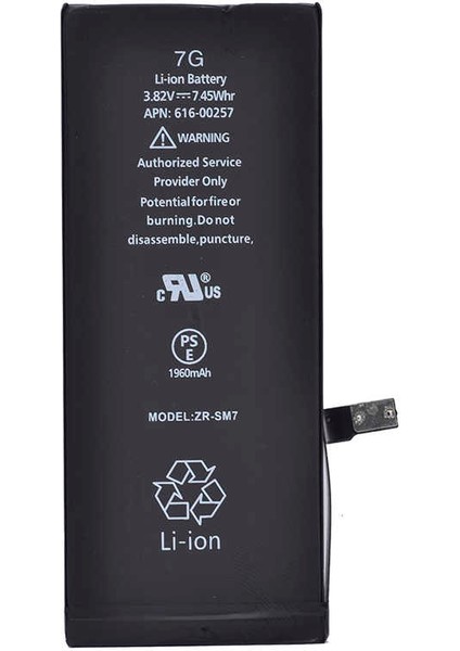 iPhone 7 Uyumlu Batarya