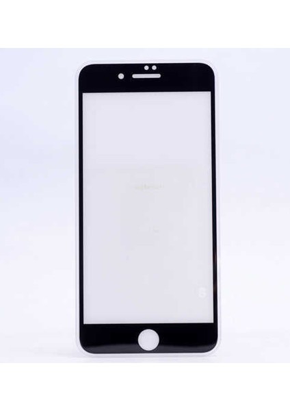 Apple iPhone 7 Uyumlu Kenarları Kırılmaya Dayanıklı Cam Ekran Koruyucu, Siyah