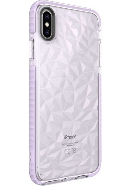 Apple iPhone Xs Max Uyumlu Kılıf Buzz Kapak, Mor