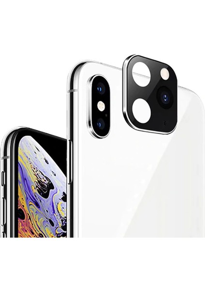 Apple iPhone Xs Uyumlu Cp-03 iPhone 11 Pro Max Kamera Lens Dönüştürücü, Gri