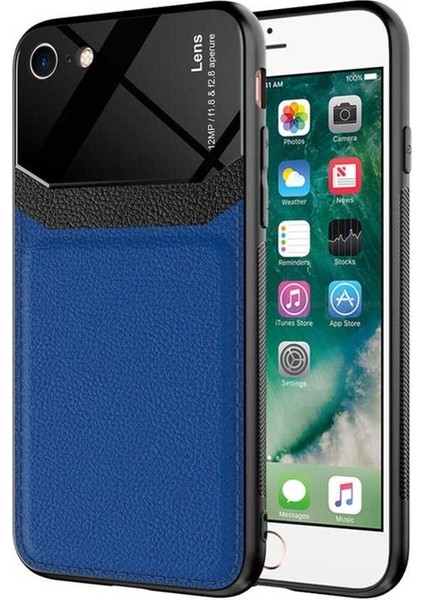 Apple iPhone 7 Uyumlu Kılıf Emiks Kapak, Lacivert