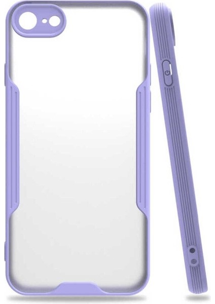 Apple iPhone Se 2020 Uyumlu Kılıf Parfe Kapak, Mor