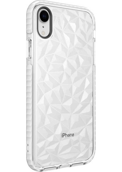 Apple iPhone Xr Uyumlu Kılıf Buzz Kapak, Beyaz