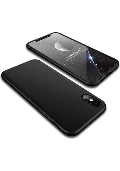 Apple iPhone x Uyumlu Kılıf Ays Kapak, Siyah
