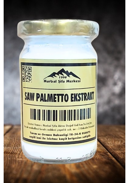 Saw Palmetto Toz Ekstrak 50 gr