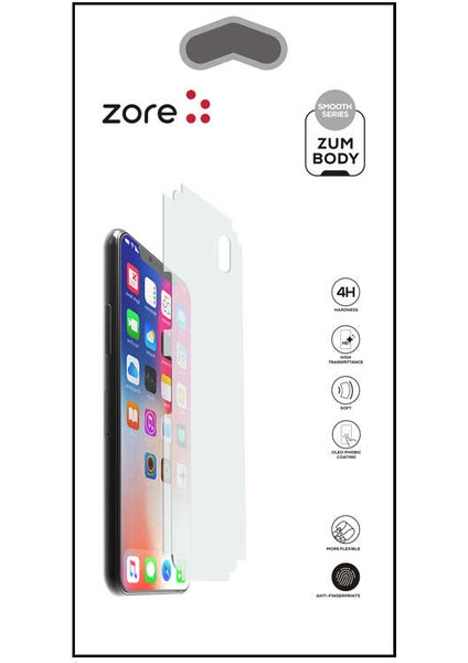 Apple iPhone 13 Pro Max Uyumlu Mat Zum Body Arka Koruyucu