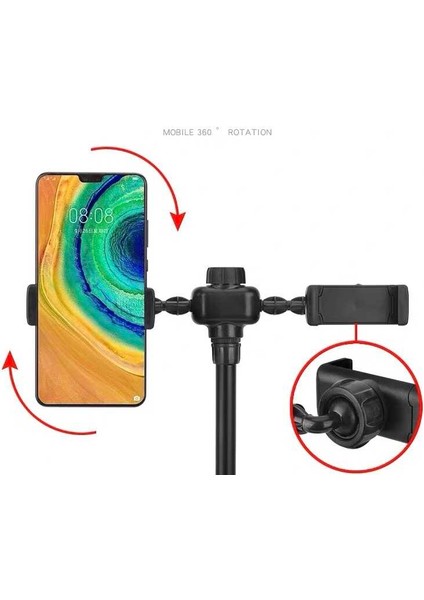 Dual Small Light Işıklı Telefon Tutucu 9cm Ring Light fiyatları