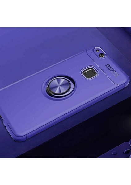 Huawei P10 Lite Uyumlu Kılıf Ravel Silikon Kapak, Mavi