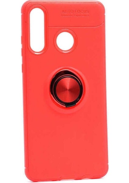 Huawei P30 Lite Uyumlu Kılıf Ravel Silikon Kapak, Kırmızı