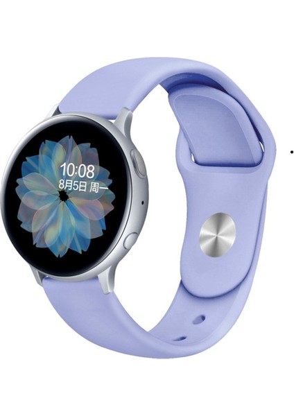 Huawei Gt2 / Gt2 Pro Uyumlu Kordon Silikon Yumuşak Esnek Spor Kayış, Lila fiyatları