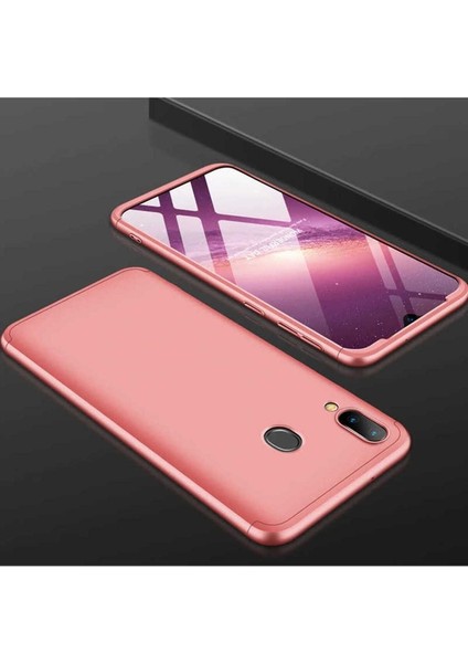 Huawei P Smart 2019 Uyumlu Kılıf Ays Kapak, Rose Gold