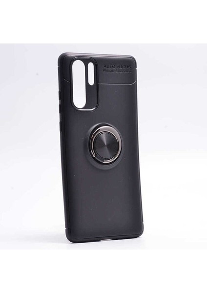 Huawei P30 Pro Uyumlu Kılıf Ravel Silikon Kapak, Siyah