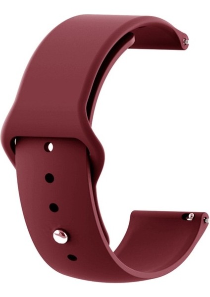 Huawei Watch Gt2/ Gt3 Uyumlu Kordon Silikon Yumuşak Esnek A+ Kalite Spor Kayış, Mürdüm modelleri