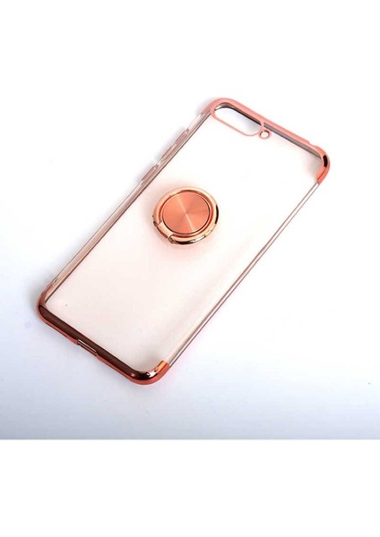 Huawei Y6 2018 Uyumlu Kılıf Gess Silikon, Rose Gold