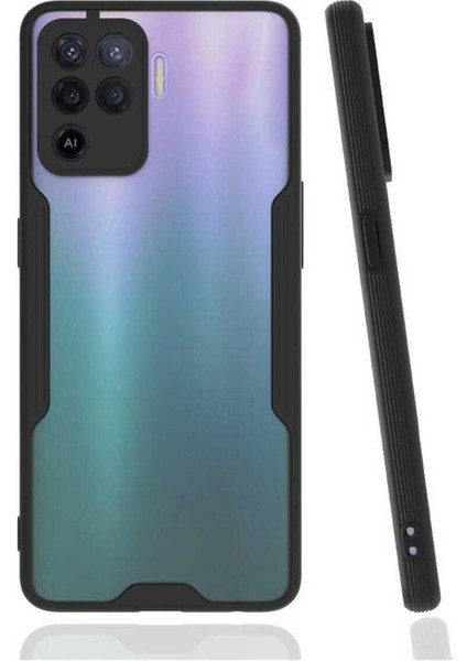 Oppo Reno 5 Lite Uyumlu Kılıf Parfe Kapak, Siyah