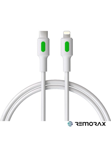 Coral iPhone Uyumlu Power Delivery Type C-Lightning 150 Cm 27 Watt PD Yeşil-Beyaz fiyatları