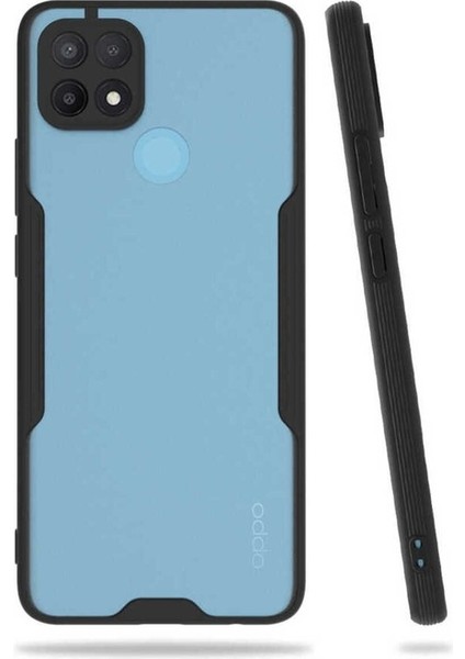 Oppo A15S Uyumlu Kılıf Parfe Kapak, Siyah