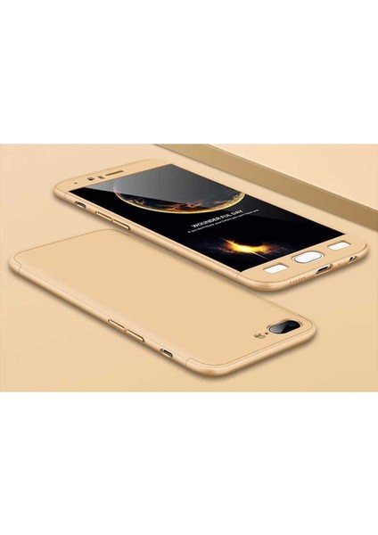 Oneplus 5 Uyumlu Kılıf Ays Kapak, Gold