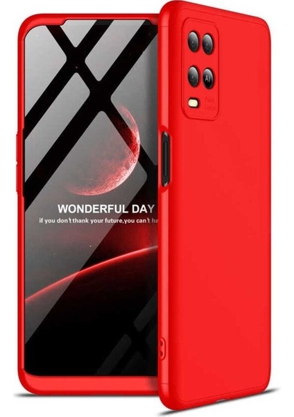 Oppo A54 4g Uyumlu Kılıf Ays Kapak, Kırmızı