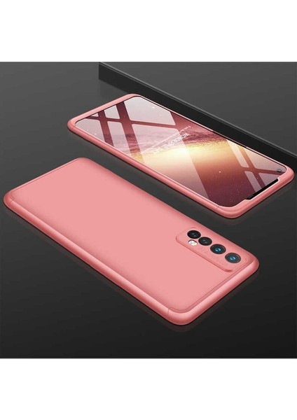 Realme 7 Uyumlu Kılıf Ays Kapak, Rose Gold