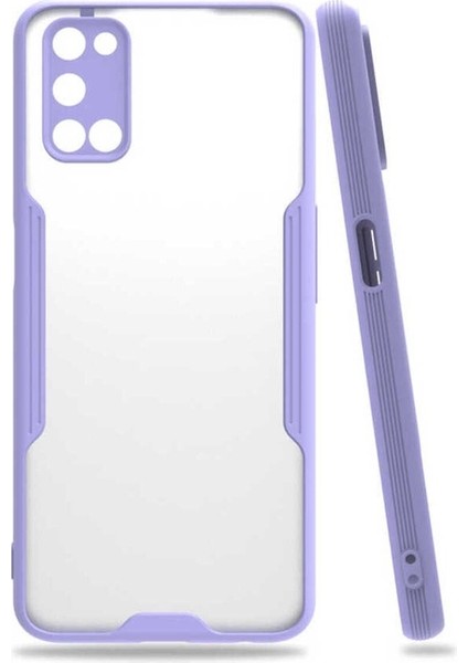 Oppo A52 Uyumlu Kılıf Parfe Kapak, Mor