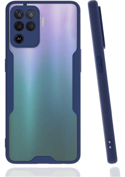 Oppo Reno 5 Lite Uyumlu Kılıf Parfe Kapak, Lacivert