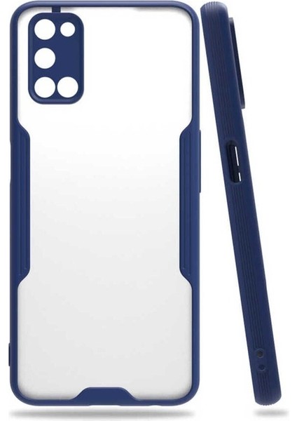 Oppo A52 Uyumlu Kılıf Parfe Kapak, Lacivert