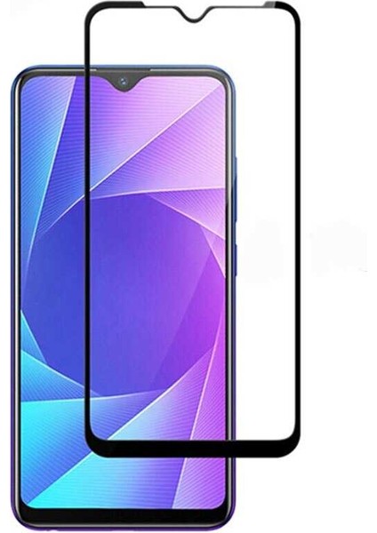 Realme C3 Uyumlu Kenarları Kırılmaya Dayanıklı Cam Ekran Koruyucu