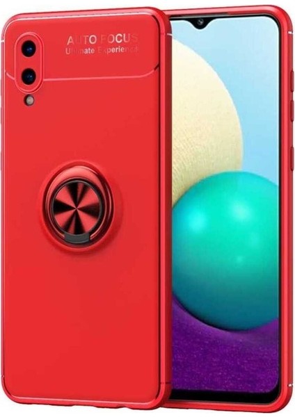 Samsung Galaxy A02 Uyumlu Kılıf Ravel Silikon Kapak, Kırmızı