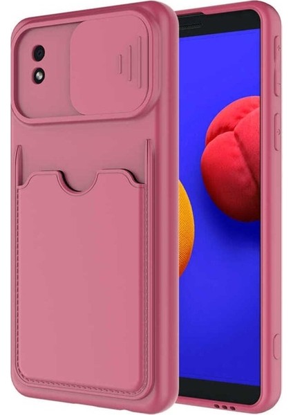 Samsung Galaxy A01 Core Uyumlu Kılıf Kartix Kapak, Koyu Mor
