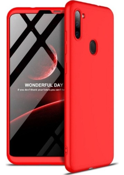 Samsung Galaxy A11 Uyumlu Kılıf Ays Kapak, Kırmızı