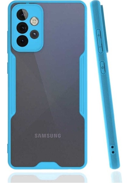 Samsung Galaxy A52 Uyumlu Kılıf Parfe Kapak, Mavi