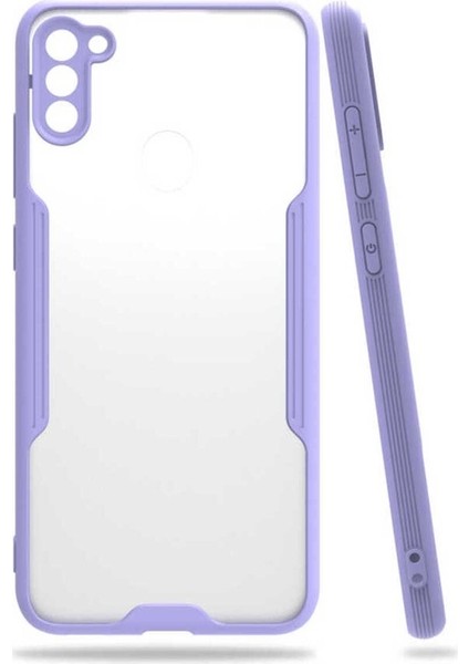 Samsung Galaxy A11 Uyumlu Kılıf Parfe Kapak, Mor