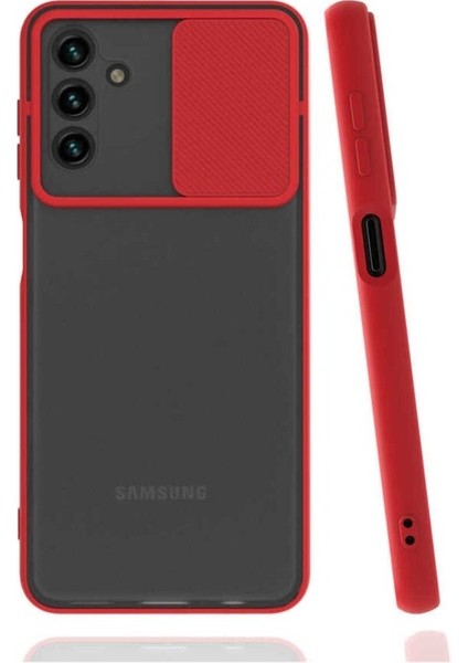 Samsung Galaxy A13 5g Uyumlu Kılıf Lensi Kapak, Kırmızı
