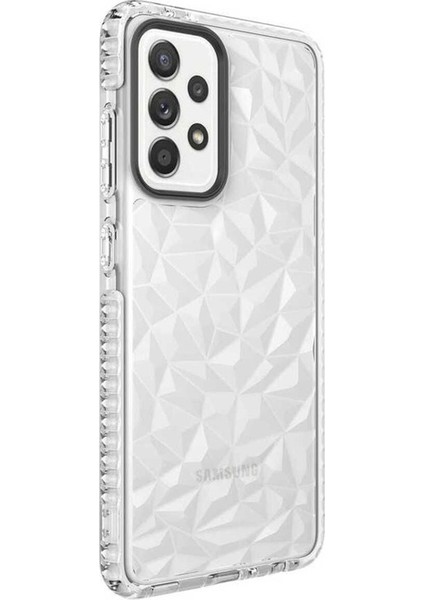 Samsung Galaxy A52 Uyumlu Kılıf Buzz Kapak, Beyaz